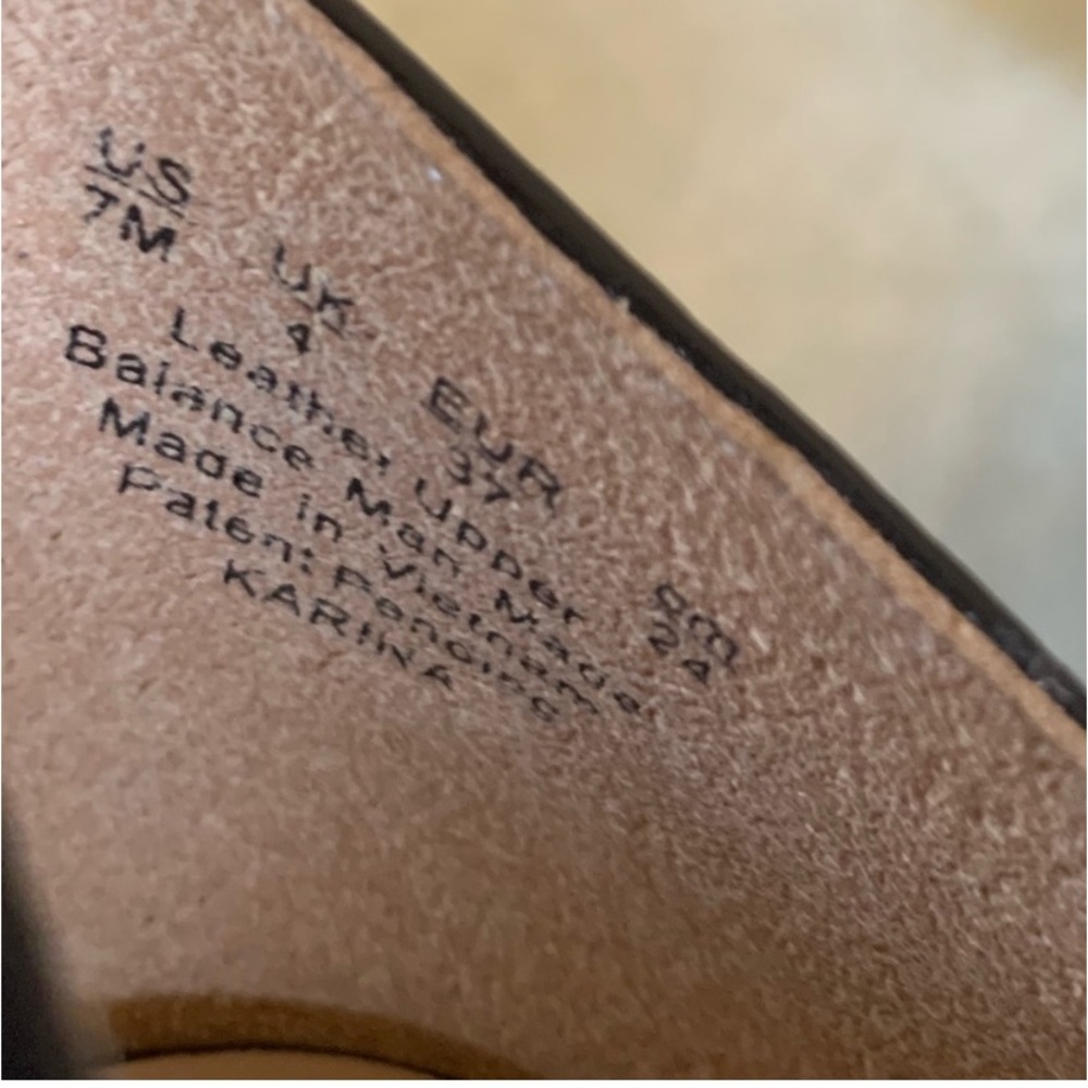 NATURALIZER KARINA Black Leather pump-size 7-Brand new without box - Picture 11 of 12
